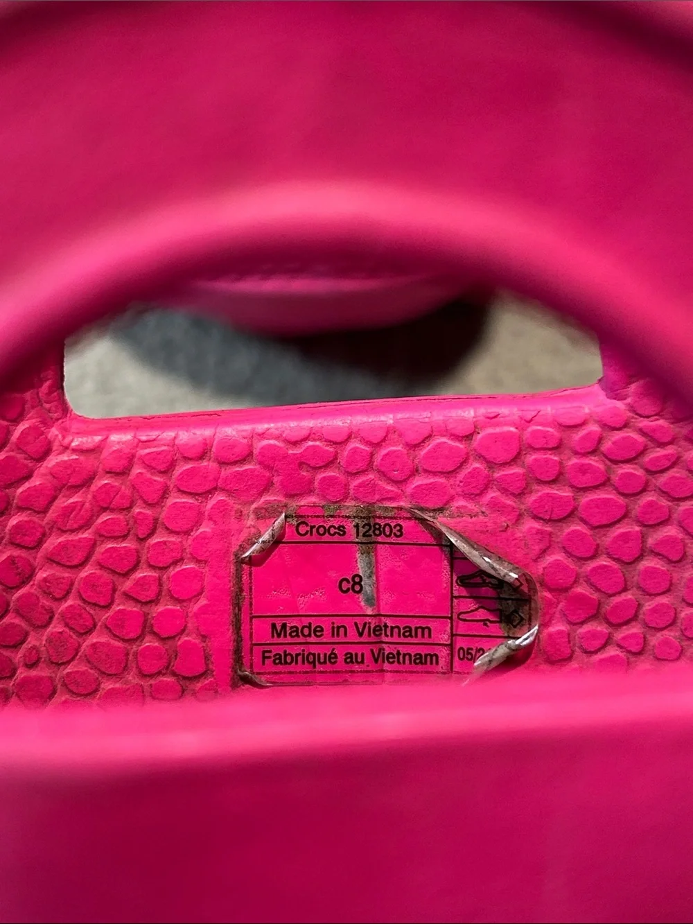 CROCS Kids Bright Pink Pull-On Rain Boots